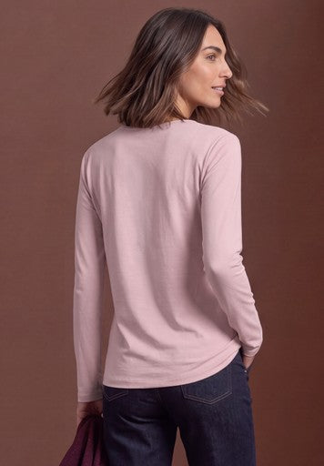 Street One Long Sleeve Top | Rose 326051