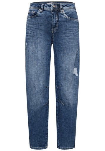 Street One Barrel Jeans | Medium Blue 381568
