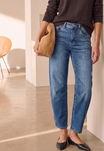 Street One Barrel Jeans | Medium Blue 381568