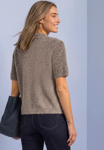 Street One Jacquard Cardigan | Amber 254243