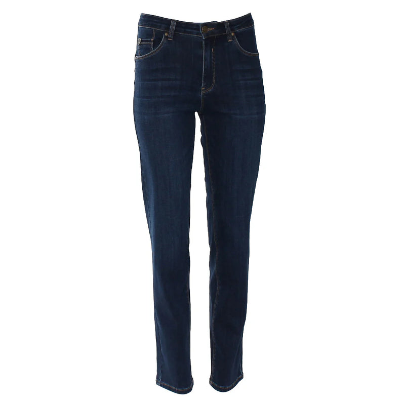 Rant & Rave Teagan Straight Jeans | Dark Blue RR43-P64