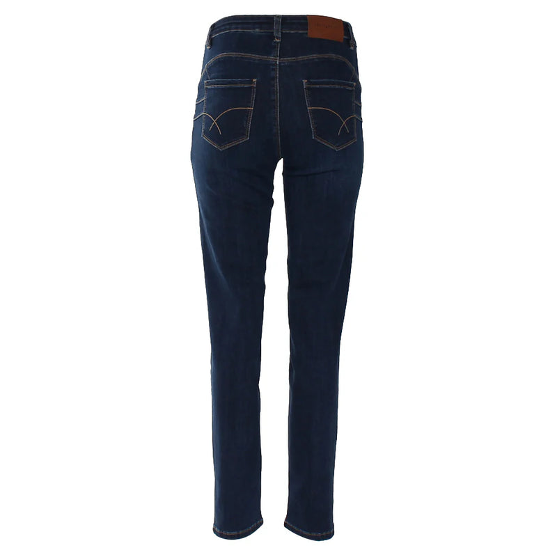 Rant & Rave Teagan Straight Jeans | Dark Blue RR43-P64