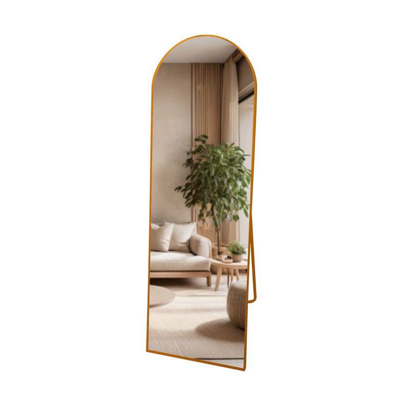 TARA Modena Floor Standing Mirror | Gold TL6044