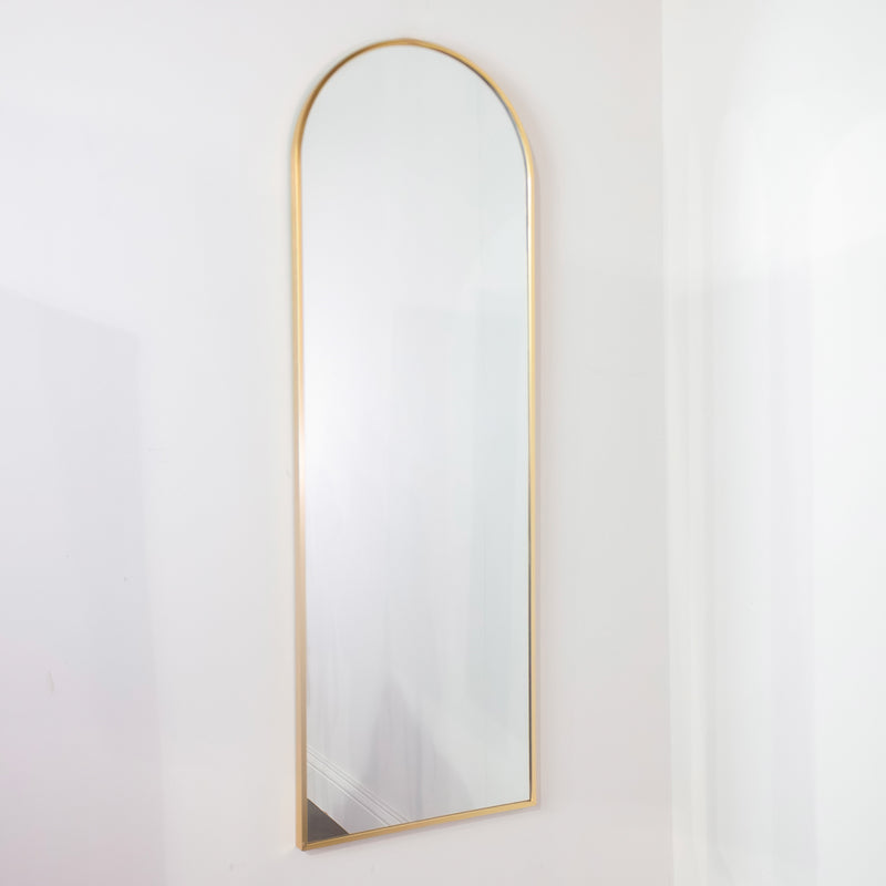 TARA Modena Floor Standing Mirror | Gold TL6044