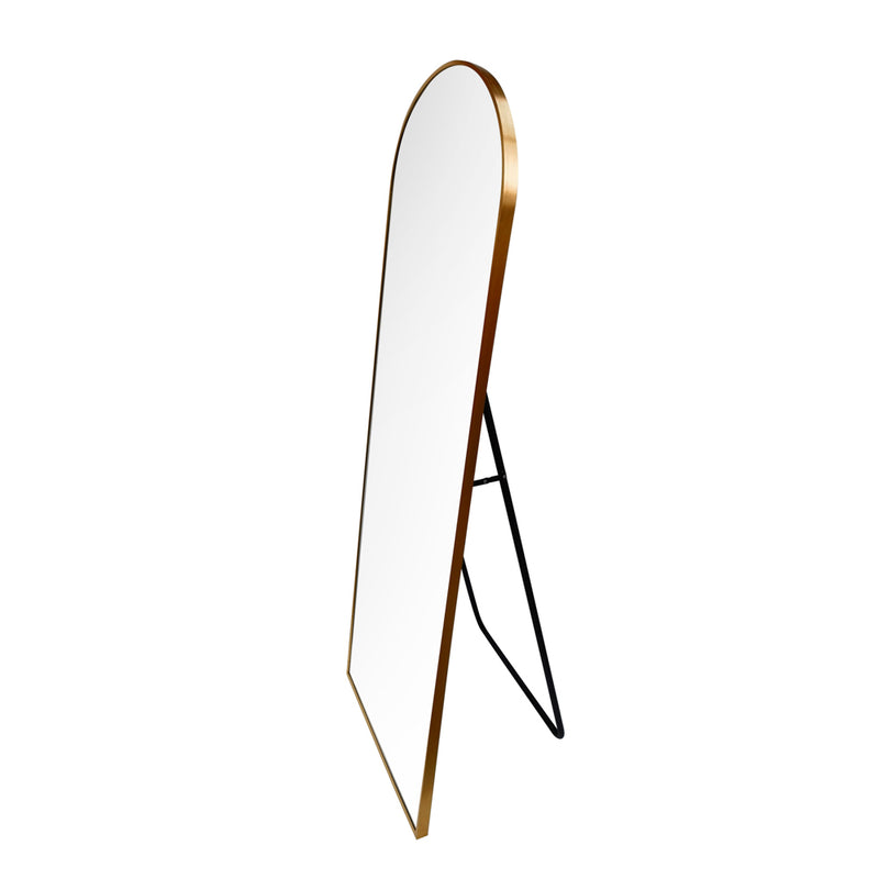 TARA Modena Floor Standing Mirror | Gold TL6044