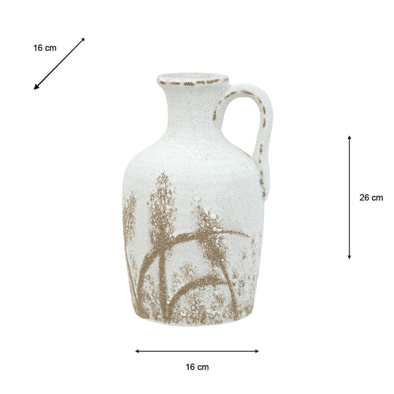 TARA Rustic Sand Vase 26cm | Sand TL7357