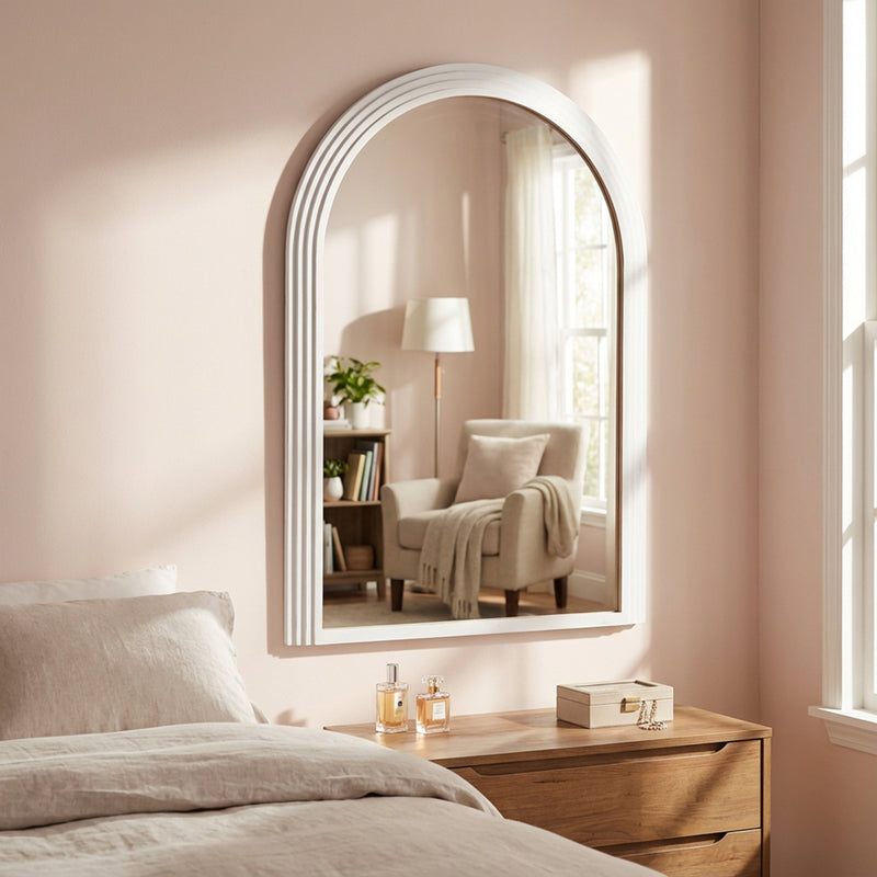 TARA Stepped Arched Wall Mirror | Oyster TL7371
