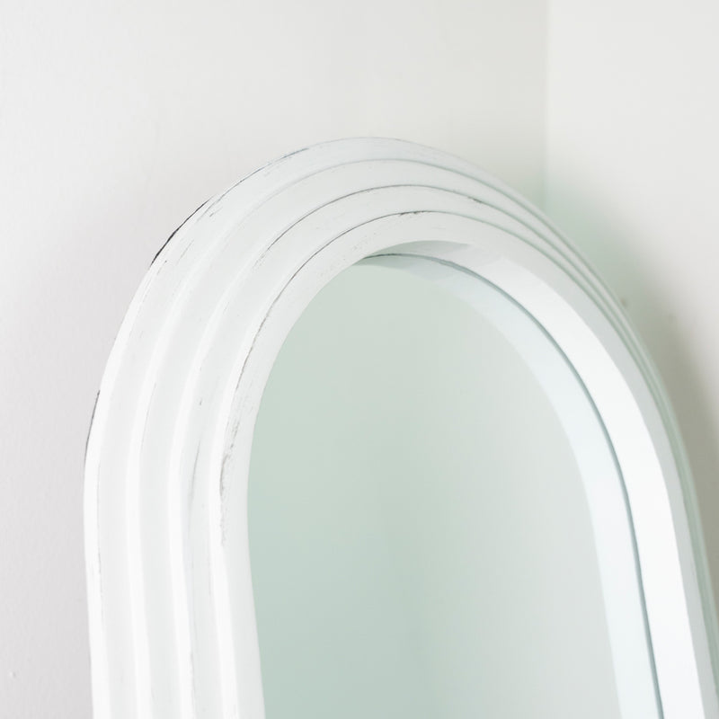 TARA Stepped Arched Floorstanding Mirror | Oyster TL7372