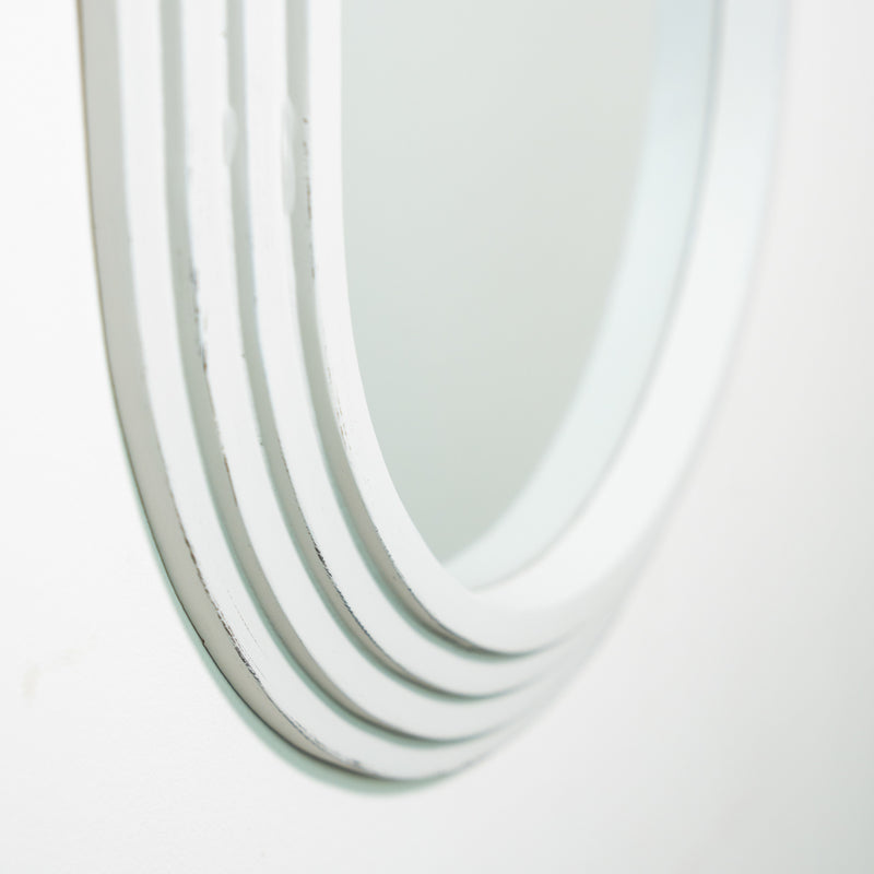 TARA Stepped Pill Shape Dressing Mirror | Oyster TL7373