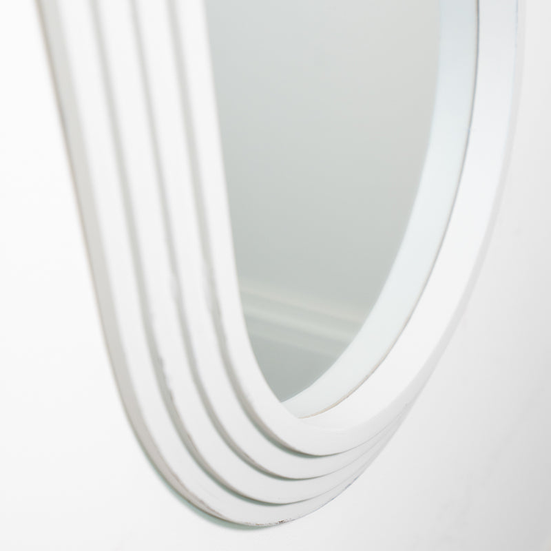 TARA Stepped Pill Shape Dressing Mirror | Oyster TL7373