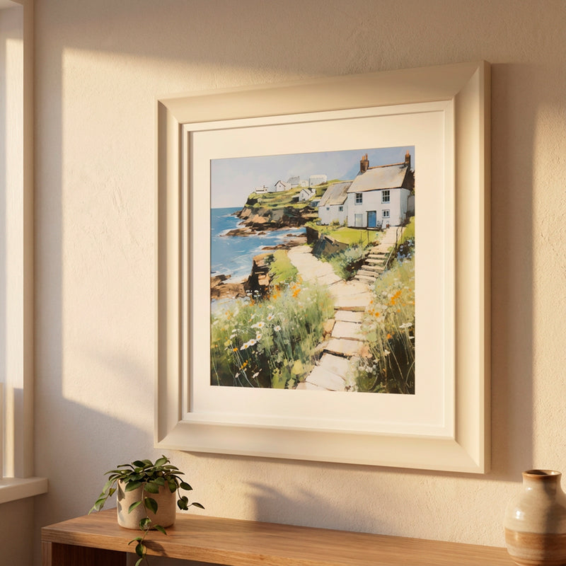 TARA Framed Print Seaside Cottage | TL7377