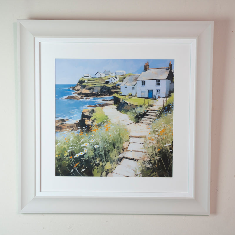 TARA Framed Print Seaside Cottage | TL7377