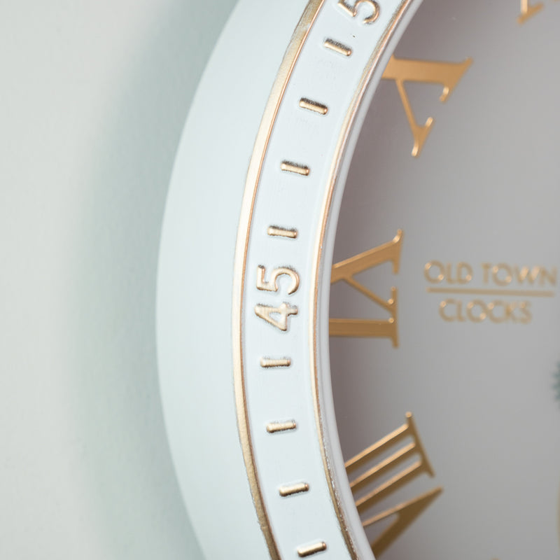 Tara Old Town Gears Clock 60cm | Ivory TL7389