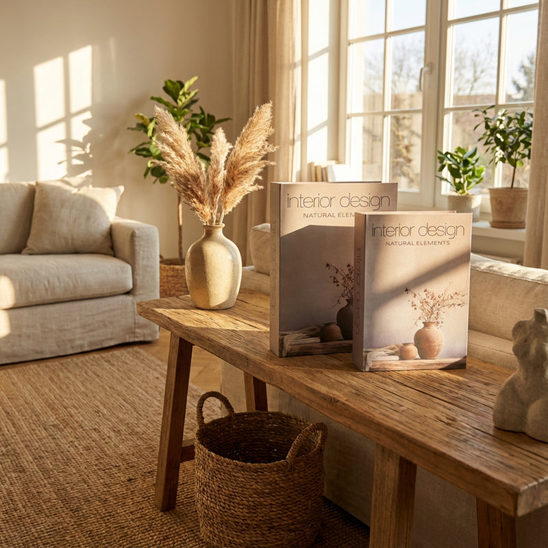 Tara Interior Design Book Boxes x2 Set | Multi TL7396