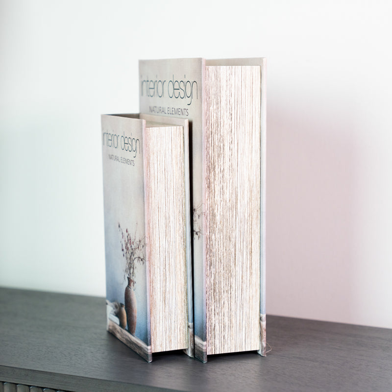 Tara Interior Design Book Boxes x2 Set | Multi TL7396