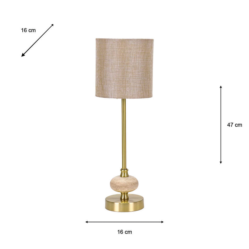 TARA Emi Buffet Lamp | Gold TL7426