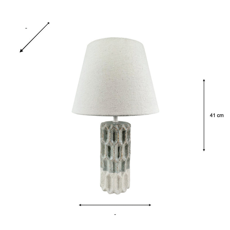 TARA Presley Ceramic Bedside Lamp | Natural TL7429