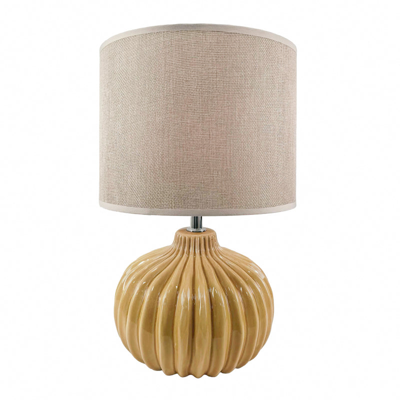 TARA Dakota Ceramic Lamp | Muted Yellow TL7435
