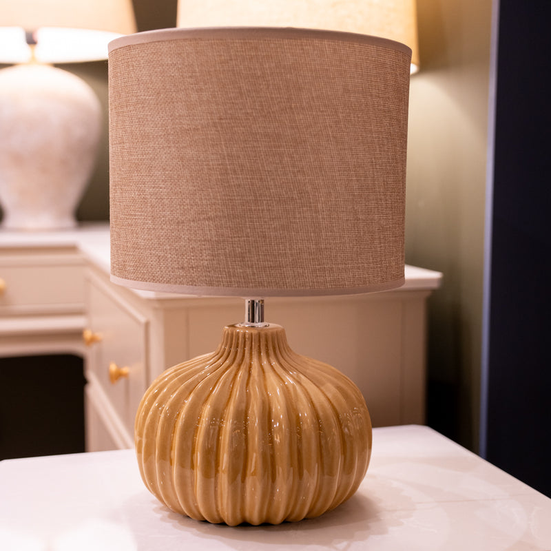 TARA Dakota Ceramic Lamp | Muted Yellow TL7435