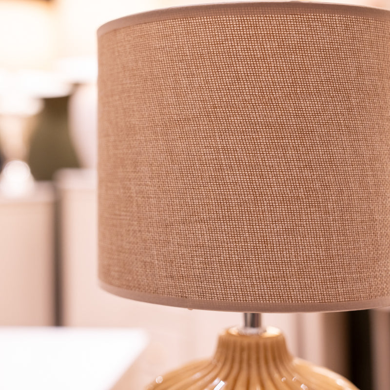 TARA Dakota Ceramic Lamp | Muted Yellow TL7435