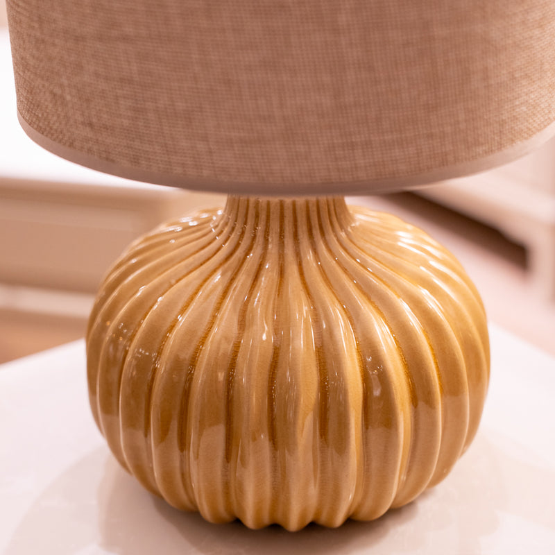 TARA Dakota Ceramic Lamp | Muted Yellow TL7435