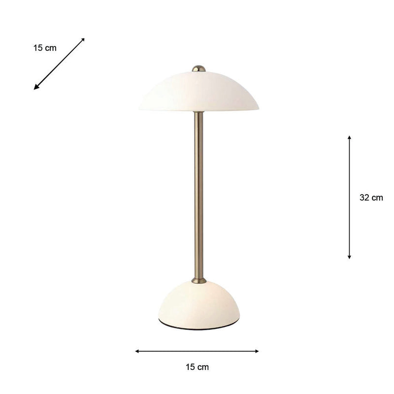 TARA Apollo USB Rechargeable Lamp | Cream TL7449