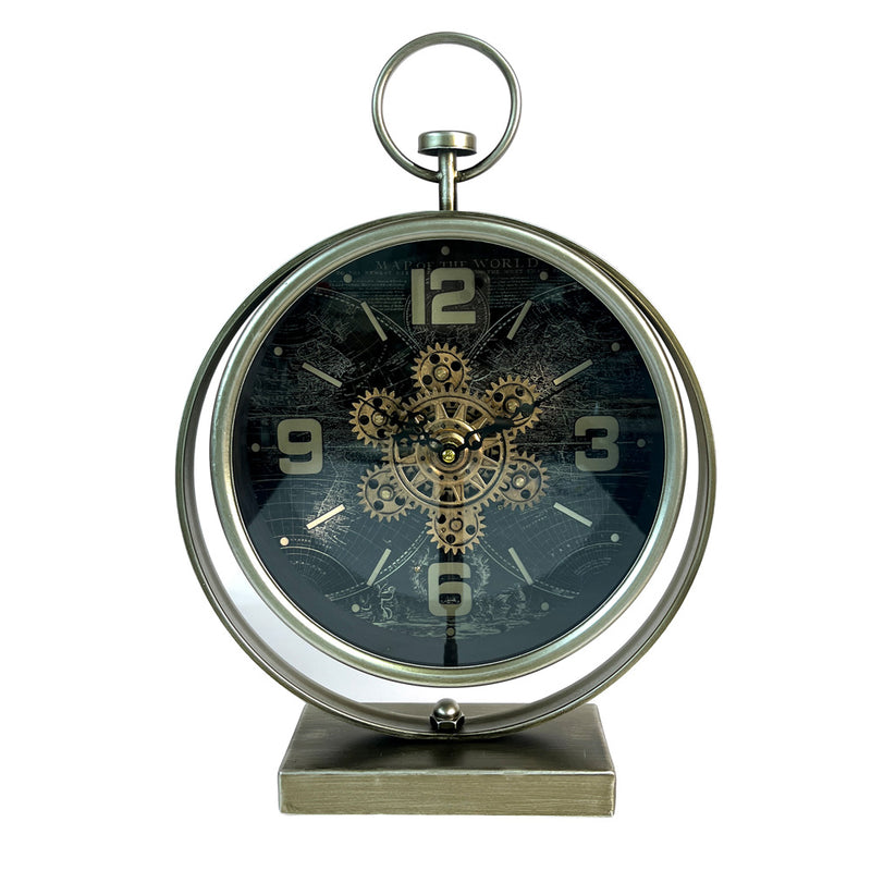 Tara Gears Mantle Loop Clock | Multi TL7525