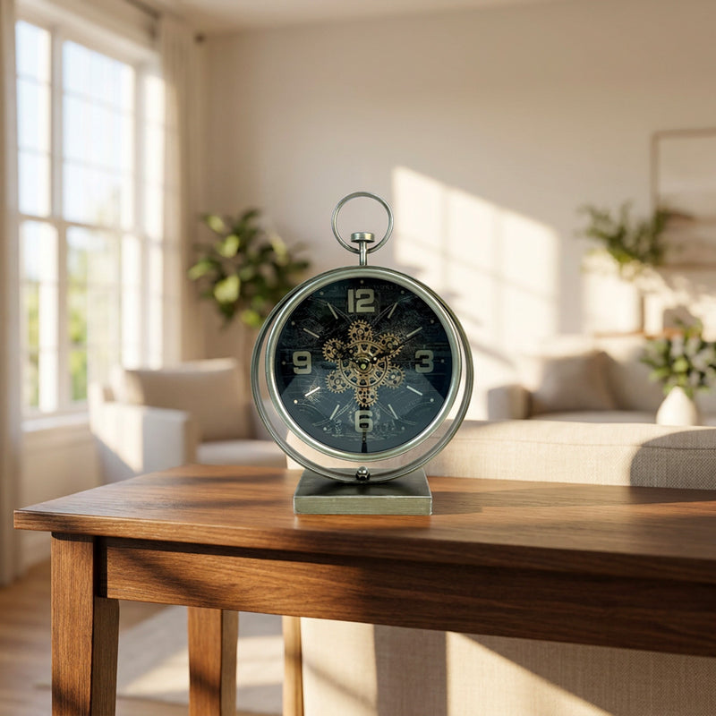 Tara Gears Mantle Loop Clock | Multi TL7525