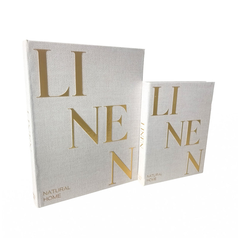 Tara Linen Book Box x2 Set | Multi TL7531