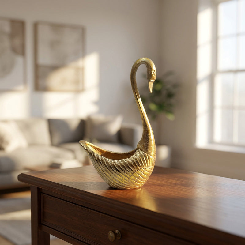 TARA Swan Figurine | Gold TL7587