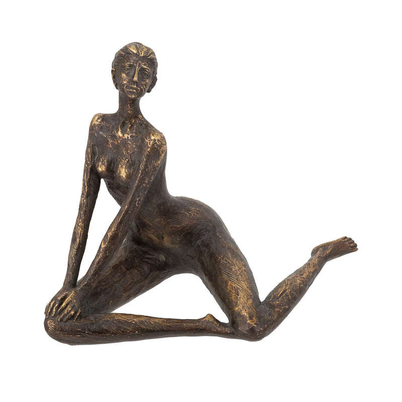 TARA Yoga Lady Figurine | Bronze TL7588