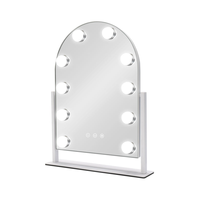 Tara Hollywood Arch Vanity Mirror 42cm | White TL7607