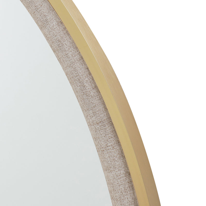 Tara Venice Round Mirror 90cm | Gold Natural TL7655