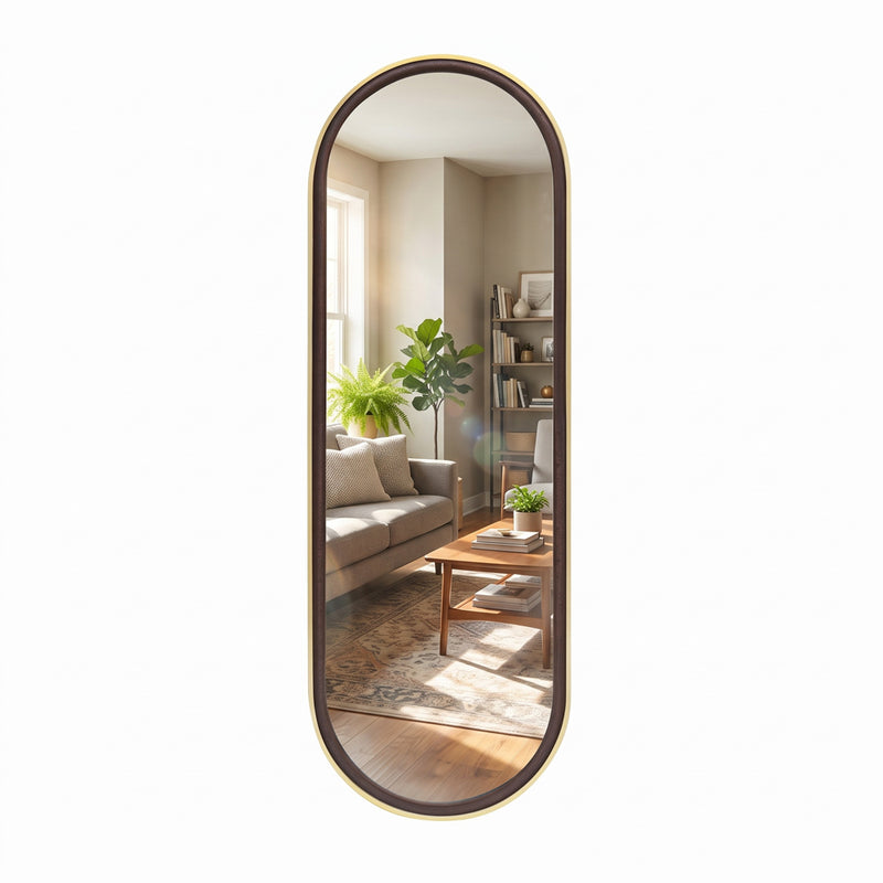 Tara Venice Pill Mirror 120cm | Gold Dark TL7658