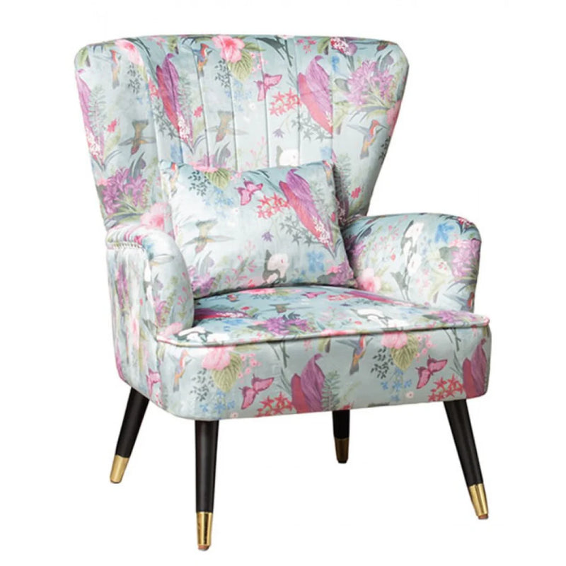 The Grange Collection Floral Pattern Armchair | ZW84