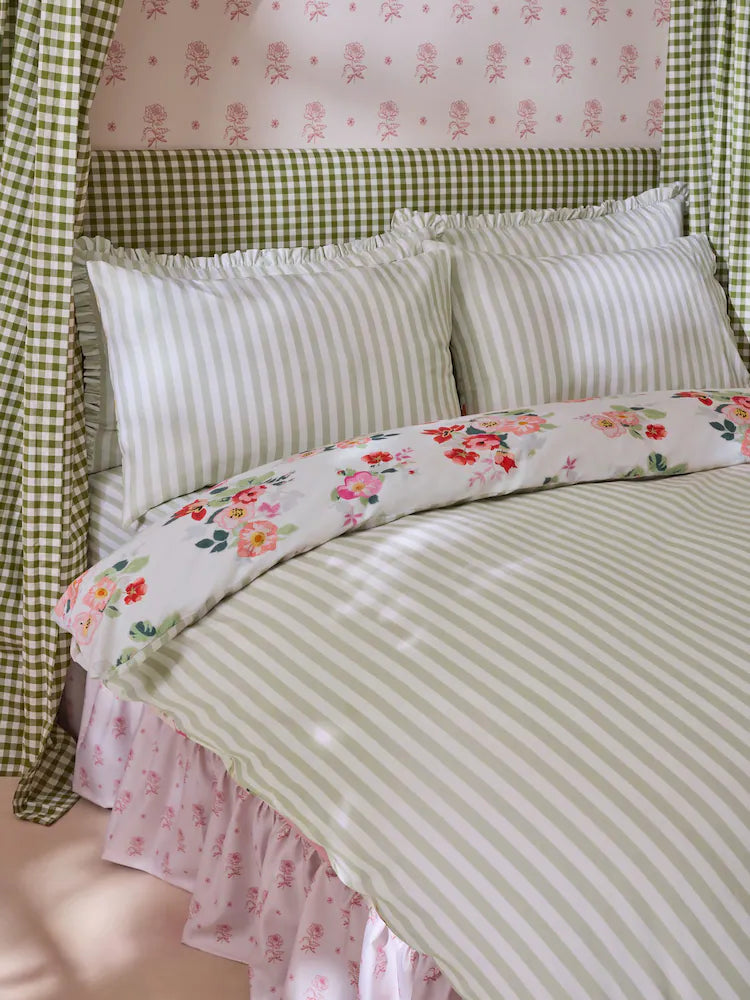 Cath Kidston Floral Bunches Quilt Set | Green