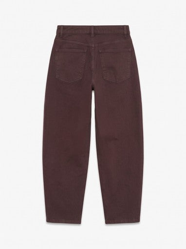 Vero Moda  Luna Mid Rise Barrel Jeans  | Chocolate