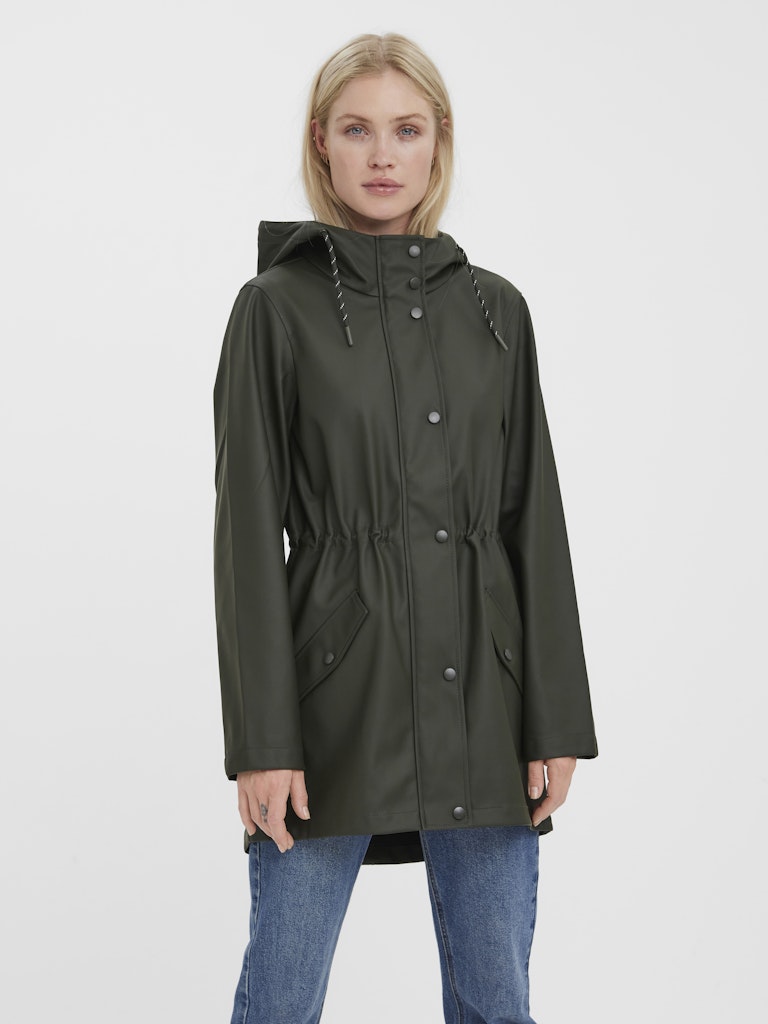 Vero Moda Malou Coated Jacket | Peat