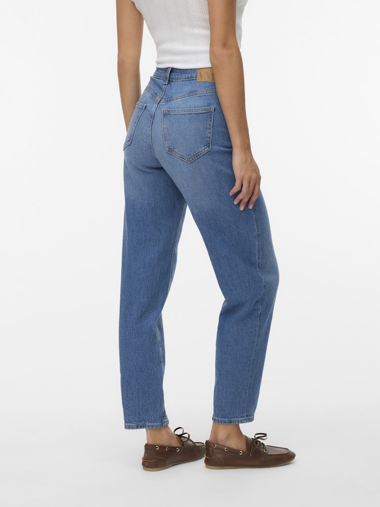 Vero Moda Tessa HR Mom Jeans | Med Blue