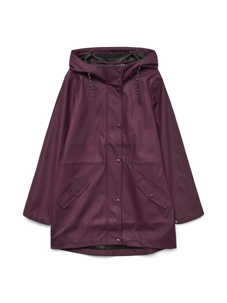 Vero Moda Malou Coated Jacket | Wine