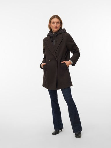 Vero Moda Grace Coat | Chocolate 10332379