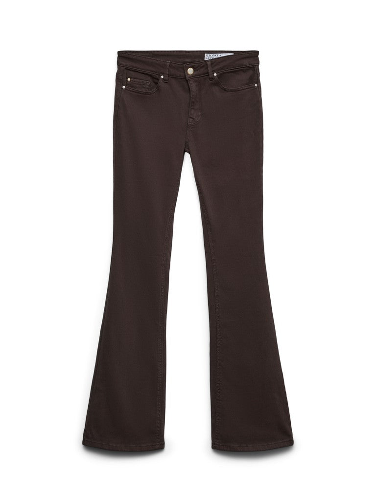 Vero Moda Flash Mr Flared Jeans | Chocolate