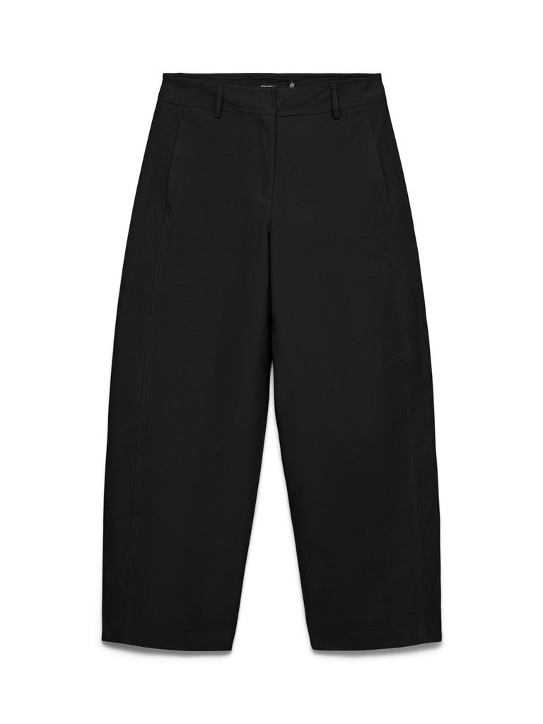 Vero Moda Sofia MW Barrel Pant | Black