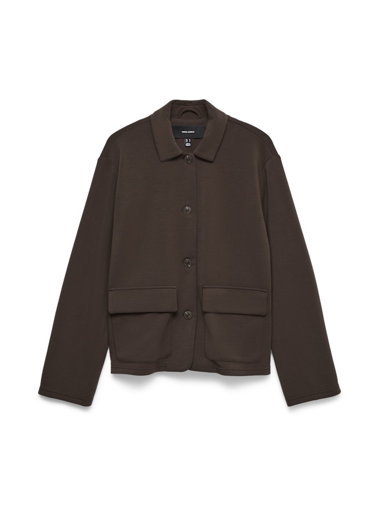 Vero Moda Bellis LS Jacket | Chocolate