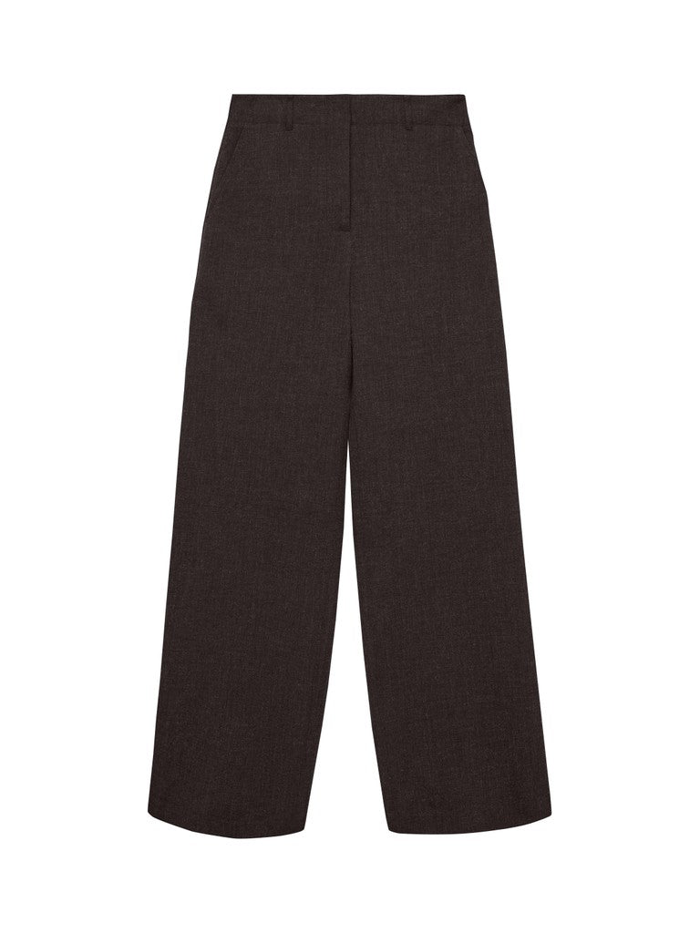 Vero Moda Bestie HW Wide Pant | Chocolate