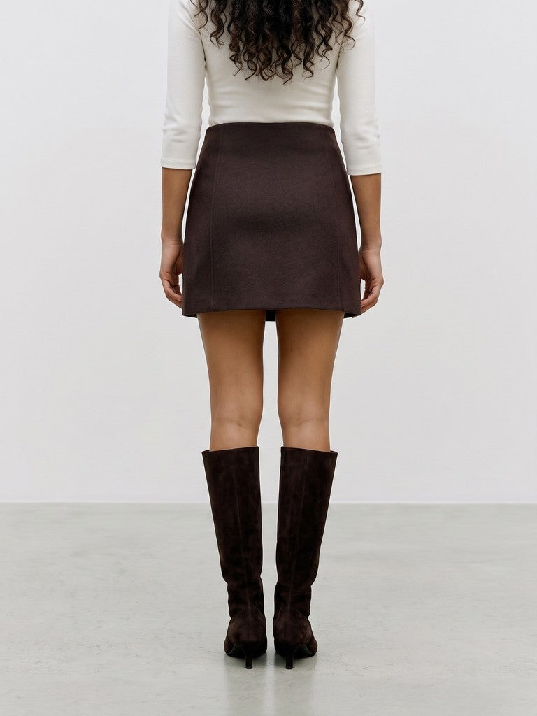 Vero Moda Fortune allison HW Short | Chocolate