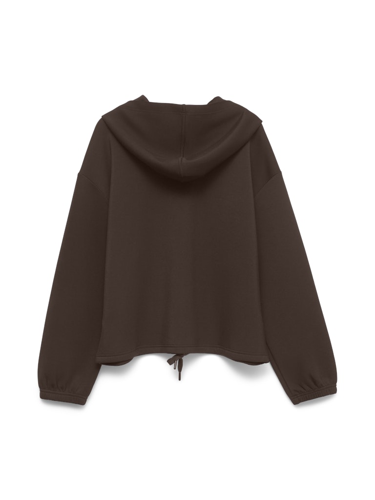 Vero Moda Bellis LS Hoodie | Chocolate