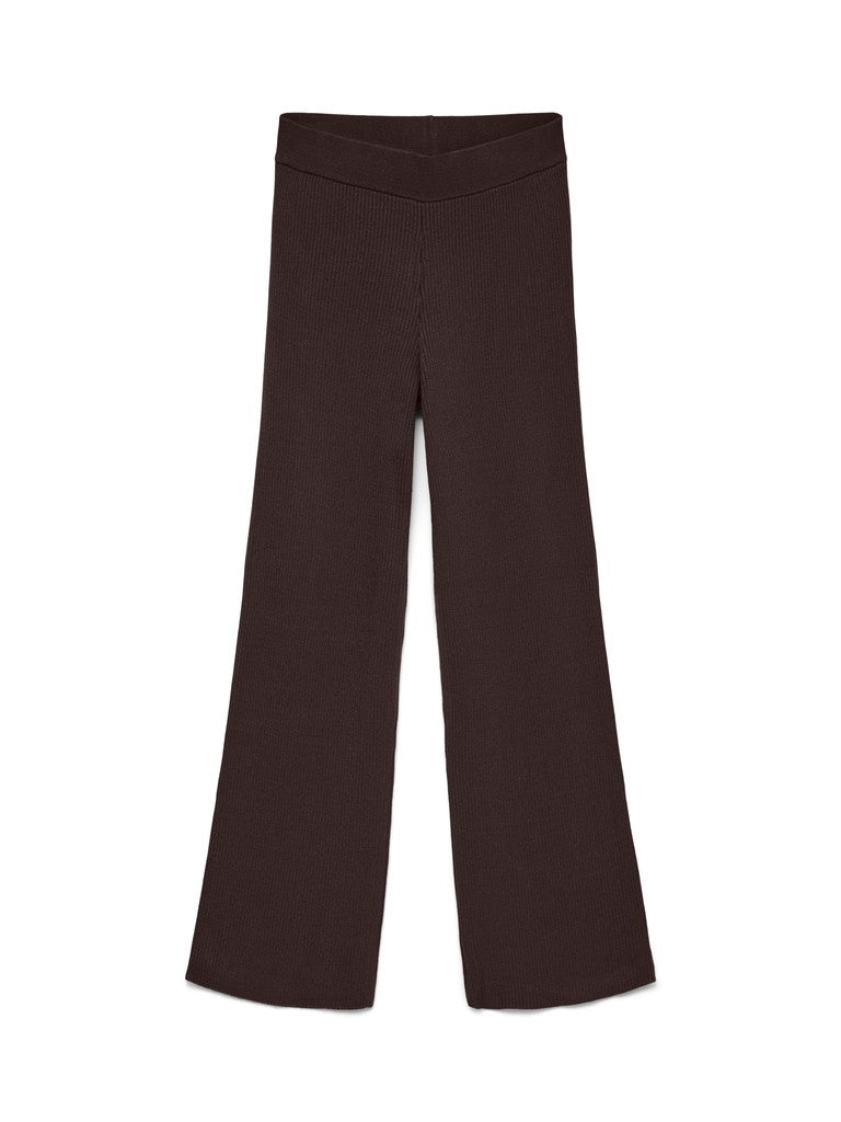 Vero Moda Gold Lux Loose Trousers | Chocolate