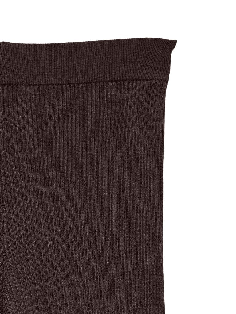 Vero Moda Gold Lux Loose Trousers | Chocolate
