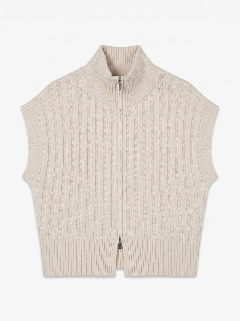 Vero Moda – High Neck Zipper Vest | Birch